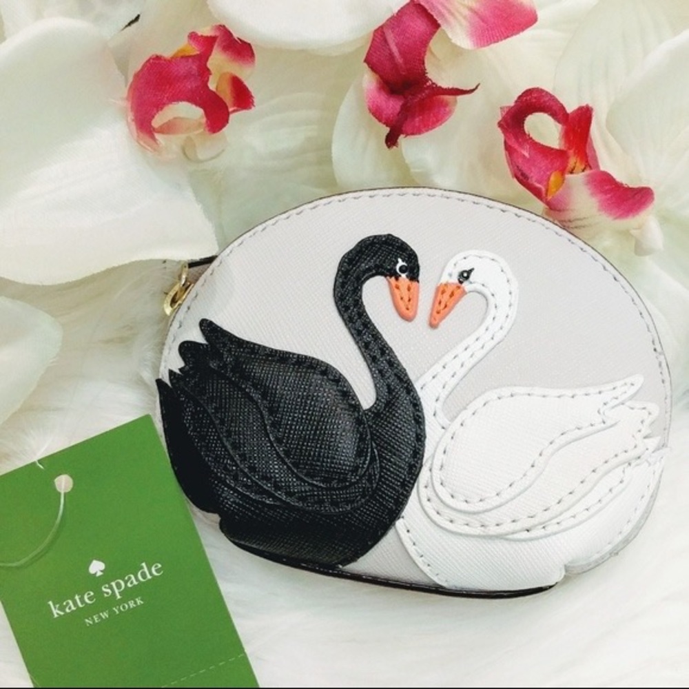 Kate Spade Swan Around Coin Purse